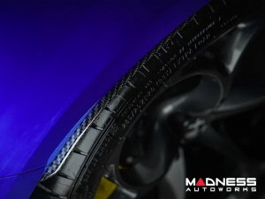 Alfa Romeo Giulia Splash Guard Covers - Carbon Fiber Alfa Romeo Giulia Splash Guard Covers - Carbon Fiber